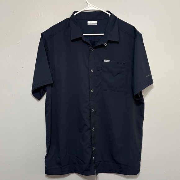 Columbia Other - Columbia Men's Dark Blue Casual Button Down Shirt